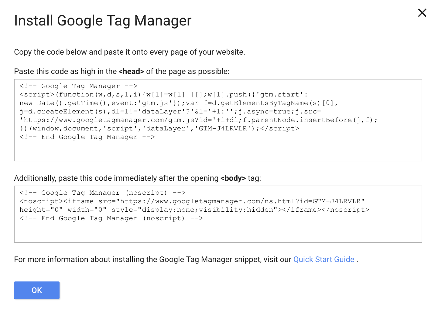 Cách gắn code tracking vào website