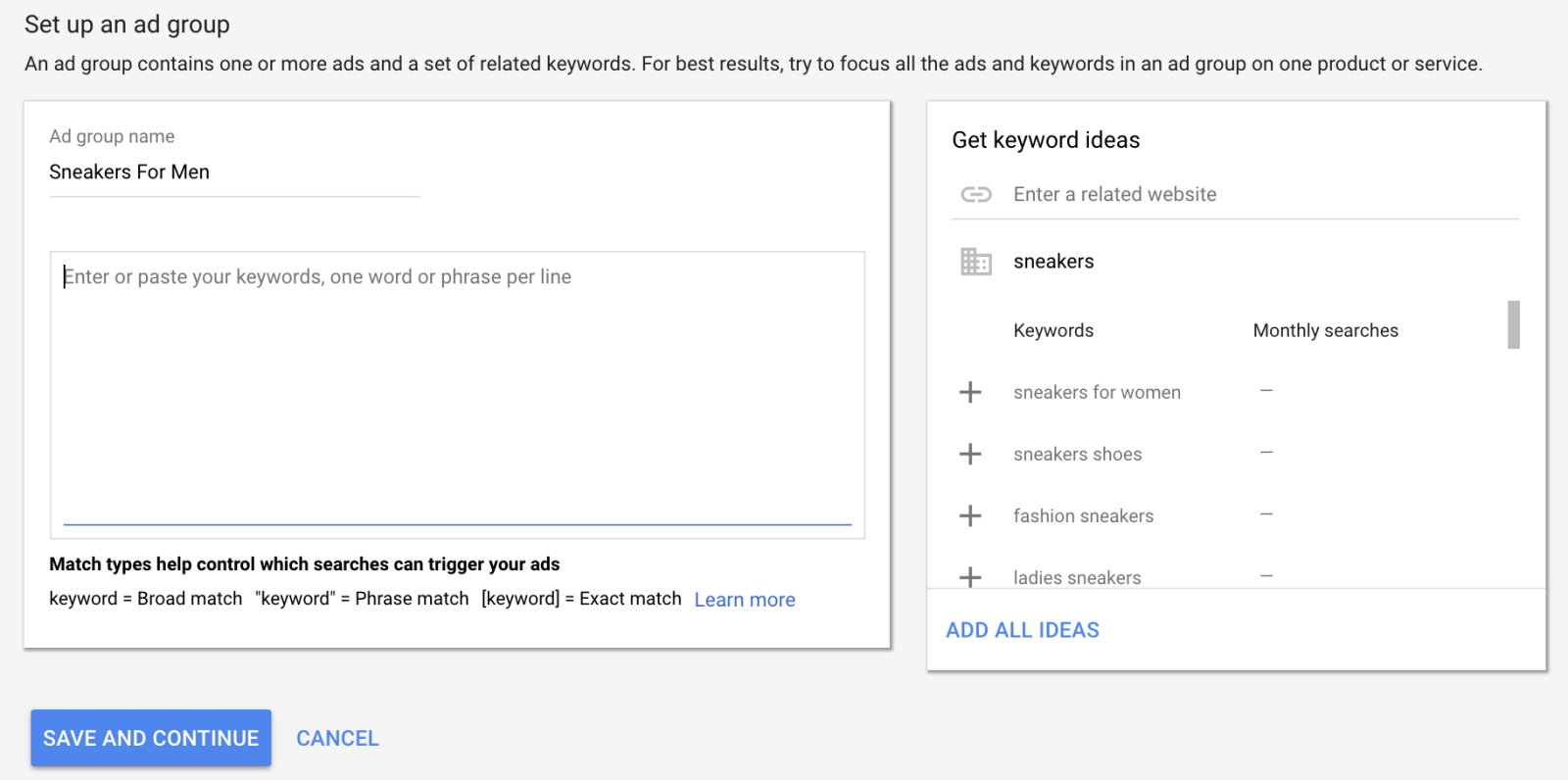 Lỗi phổ biến khi thiết lập chiến dịch Google Ads