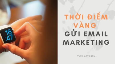 Các yếu tố chọn thời điểm vàng để gửi Email Marketing