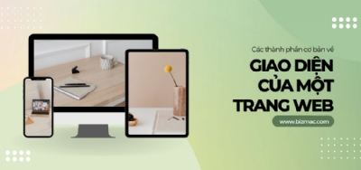 Các thành phần cơ bản về giao diện của một website cần có