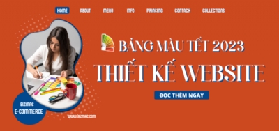 Top những bảng màu không nên bỏ qua cho thiết kế website Tết