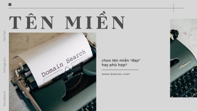 Mẹo chọn tên miền phù hợp cho website