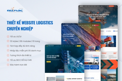 Website logistics 2025 | Cú hích doanh thu từ nền tảng số đa nhiệm