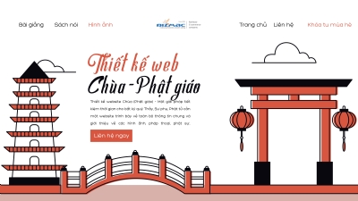 Thiết kế web Chùa - Phật giáo
