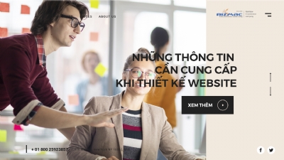 Tôi cần phải cung cấp những thông tin gì khi thiết kế website?