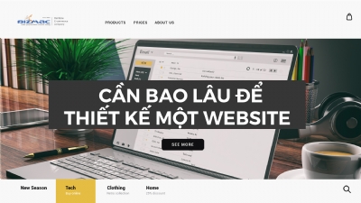 Thời gian cần thiết để thiết kế một website là bao lâu?