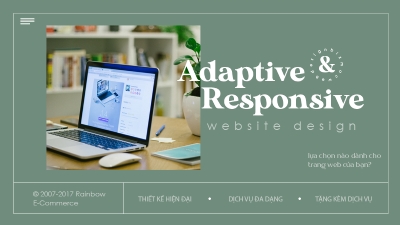 Sự khác biệt giữa Adaptive Design và Responsive Design